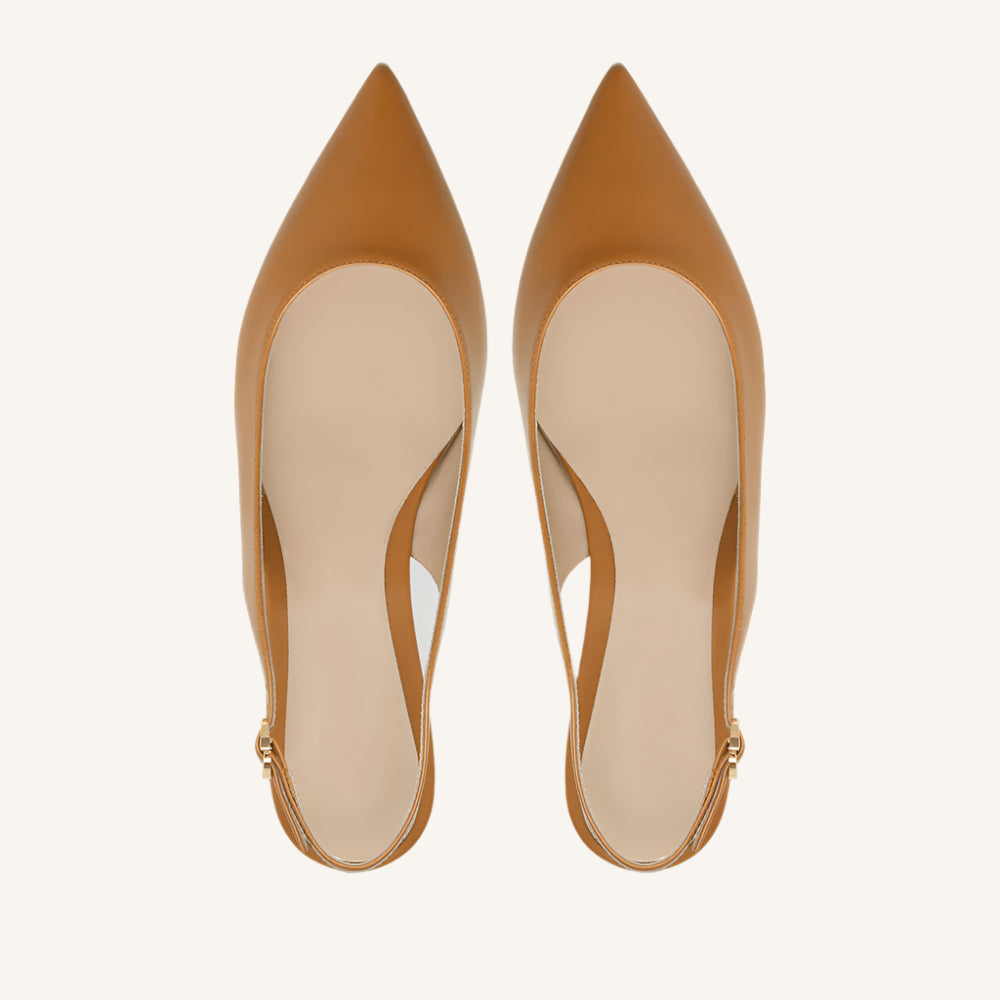 Chaussures Plates Pointues Élégantes Slingback Hermine