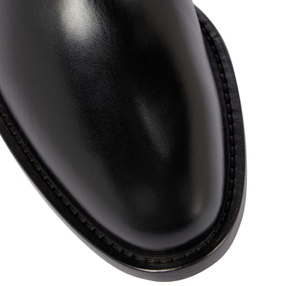 Bottes Hautes Femme Grande Taille | Talon Bas et Confort
