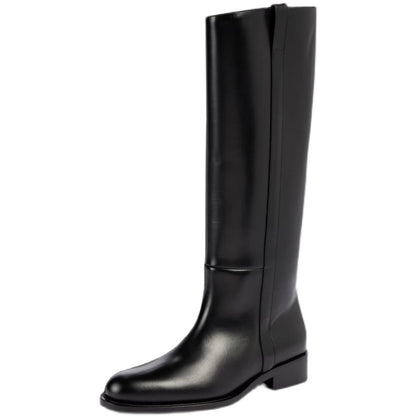 Bottes Hautes Femme Grande Taille | Talon Bas et Confort