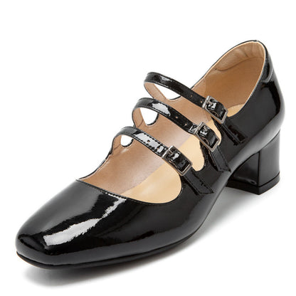 Chaussures Femme Carel | Bout Carré, Talon Épais, Boucle