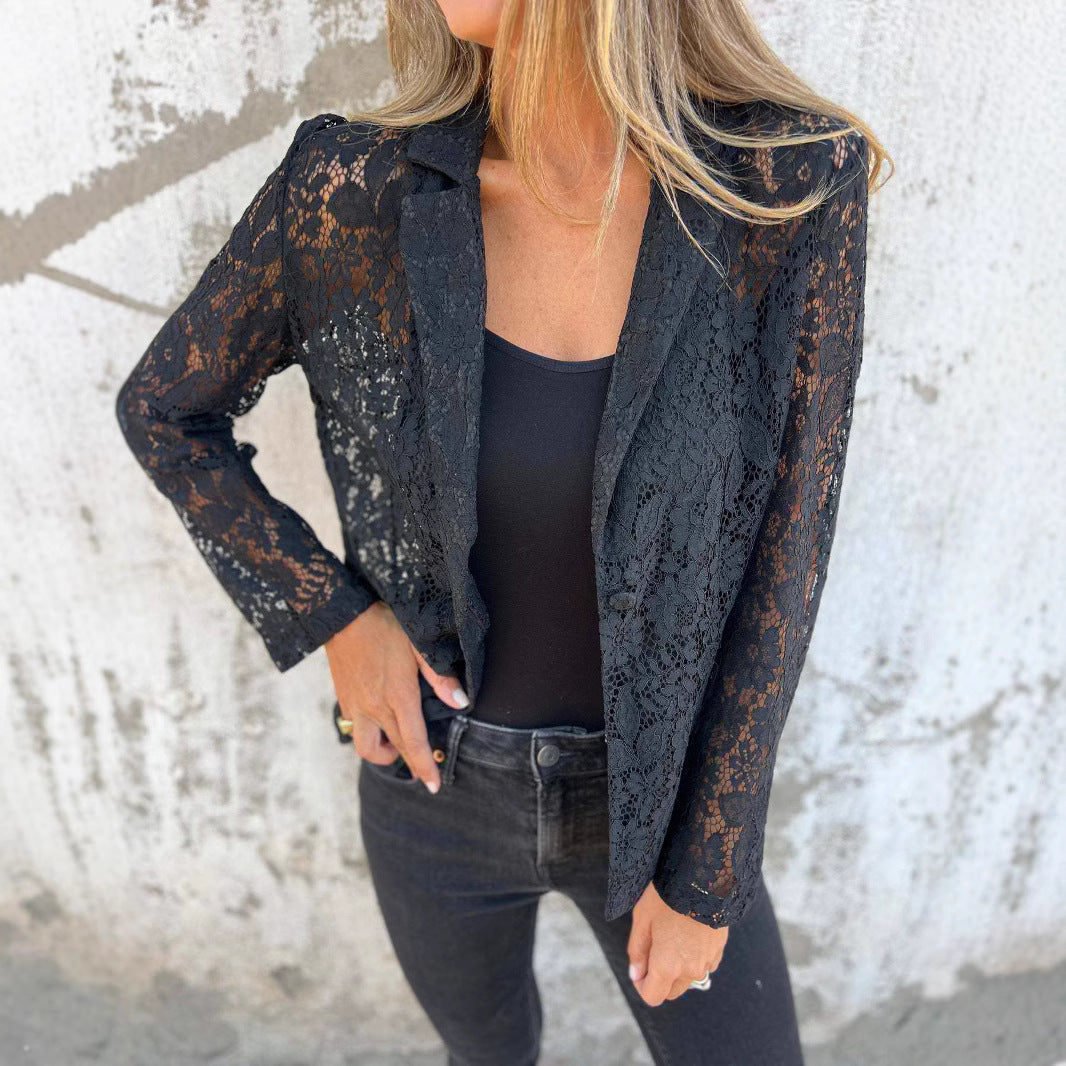 Ensemble Femme Élégant en Dentelle Mode Chic