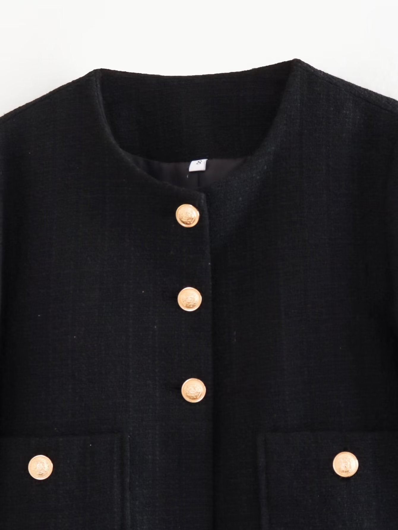 Veste Femme Classique Style Décontracté Uni Chic