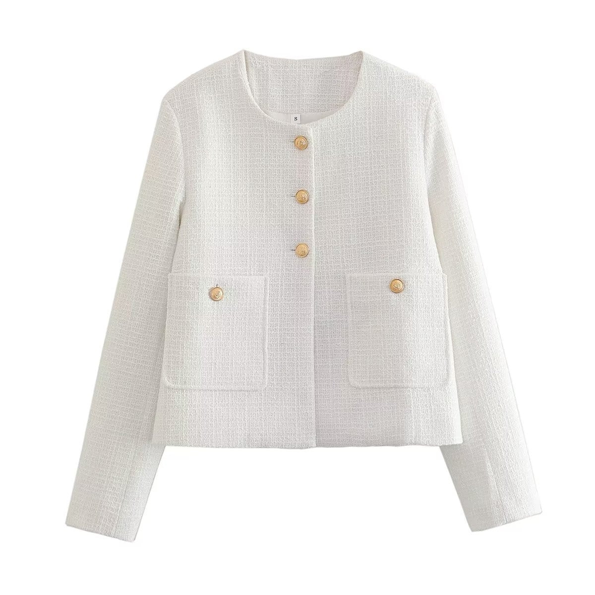 Veste Femme Classique Style Décontracté Uni Chic