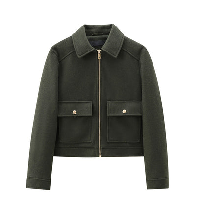 Veste Femme Zippée avec Ornements