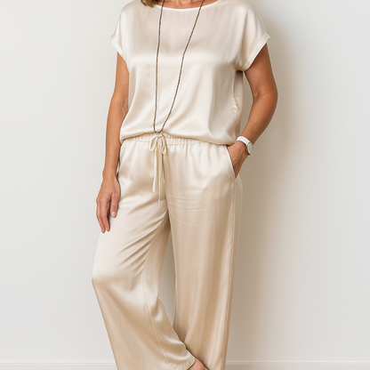 Ensemble Décontracté Femme | Chemise Ample et Pantalon Large