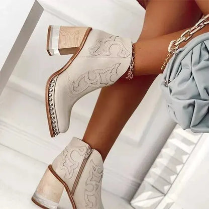 Bottes Automne Hiver Femme Style Européen et Américain