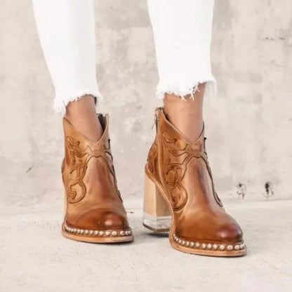 Bottes Automne Hiver Femme Style Européen et Américain