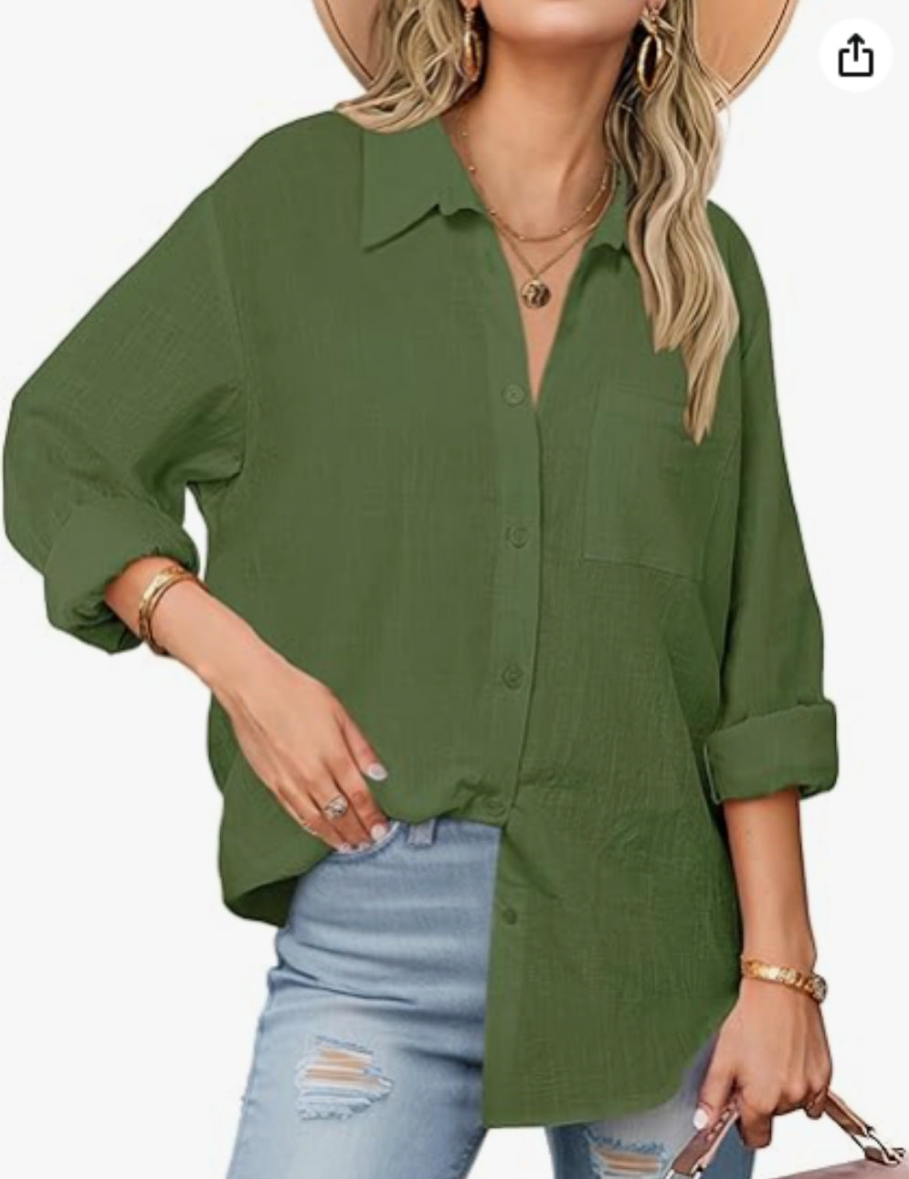 Chemise Femme Manches Longues | Style Décontracté