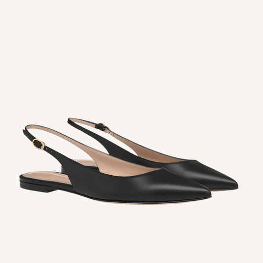 Chaussures Plates Pointues Élégantes Slingback Hermine