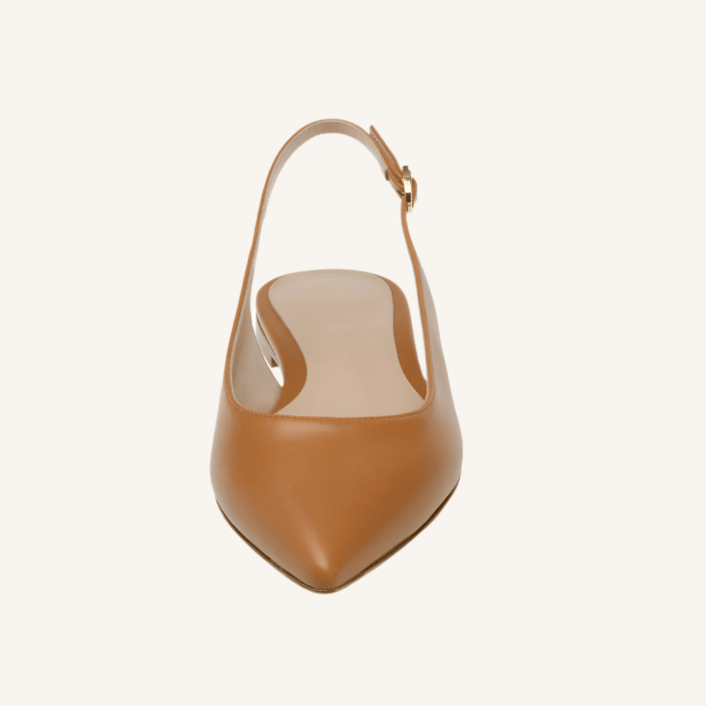 Chaussures Plates Pointues Élégantes Slingback Hermine