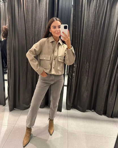 Veste Courte Femme Casual – Mode & Confort