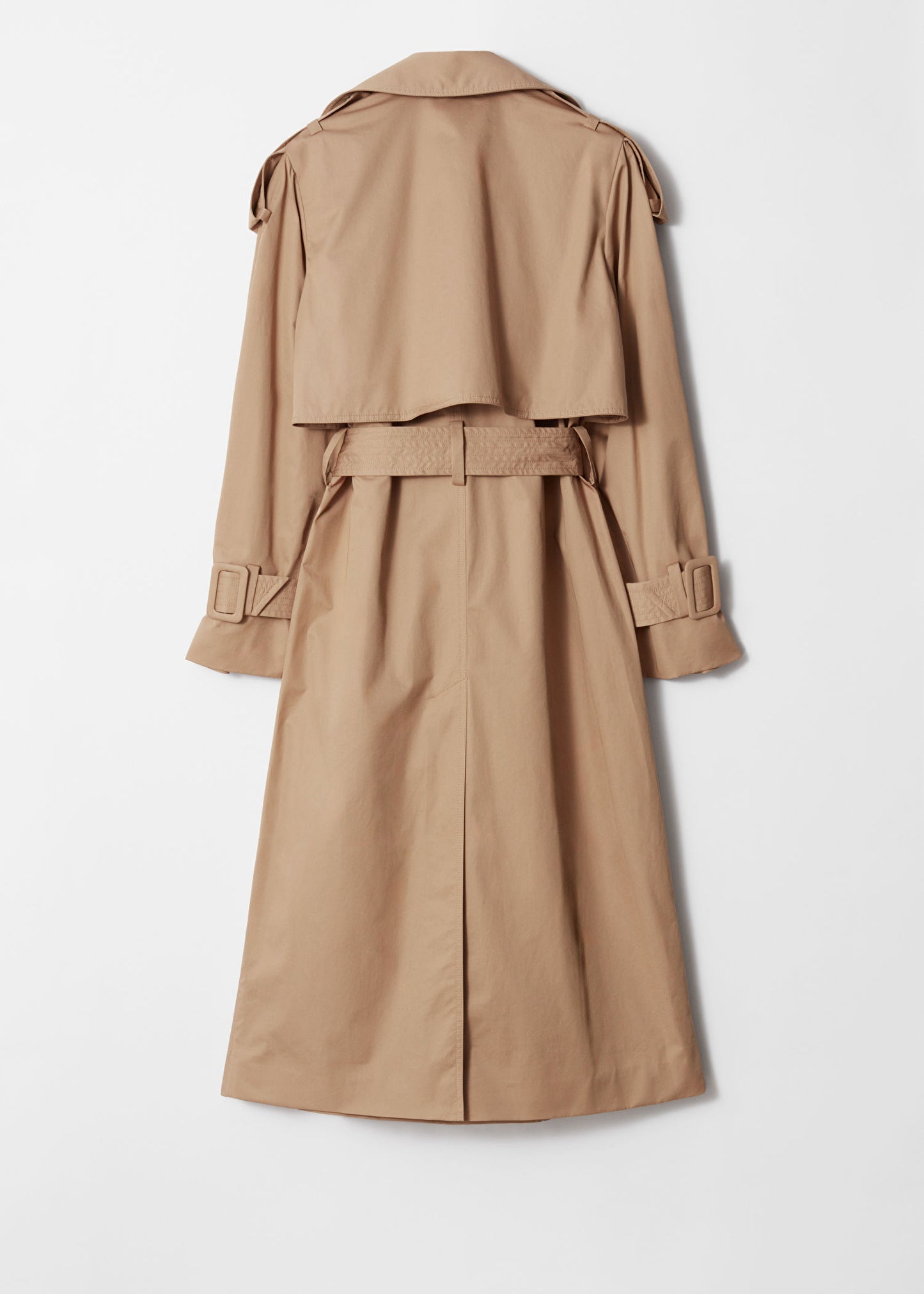 Trench mi-long femme ceinturé élégant et chic