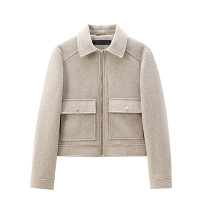 Veste Femme Zippée avec Ornements