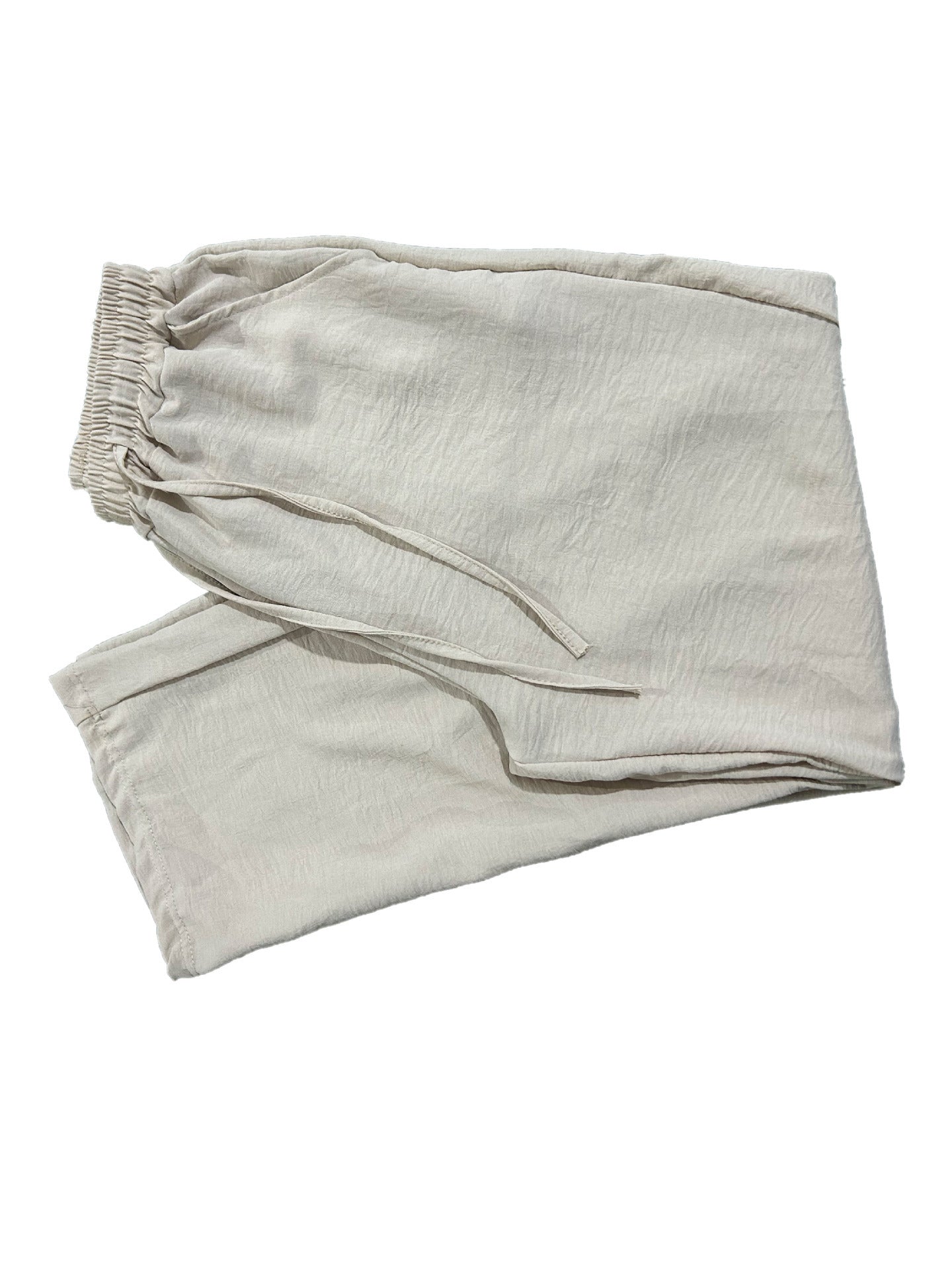 Pantalon Femme Décontracté Coton et Lin Léger Été
