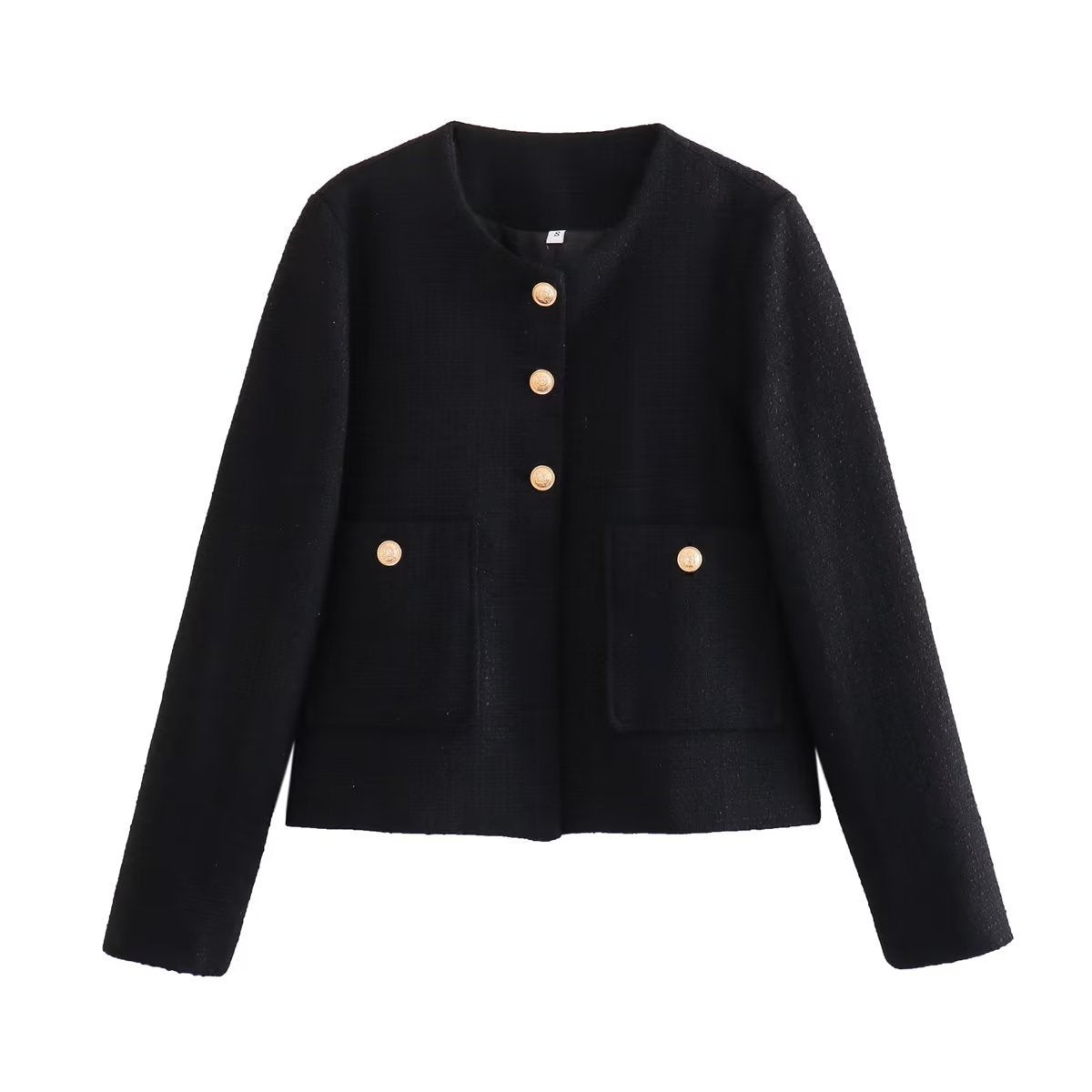 Veste Femme Classique Style Décontracté Uni Chic